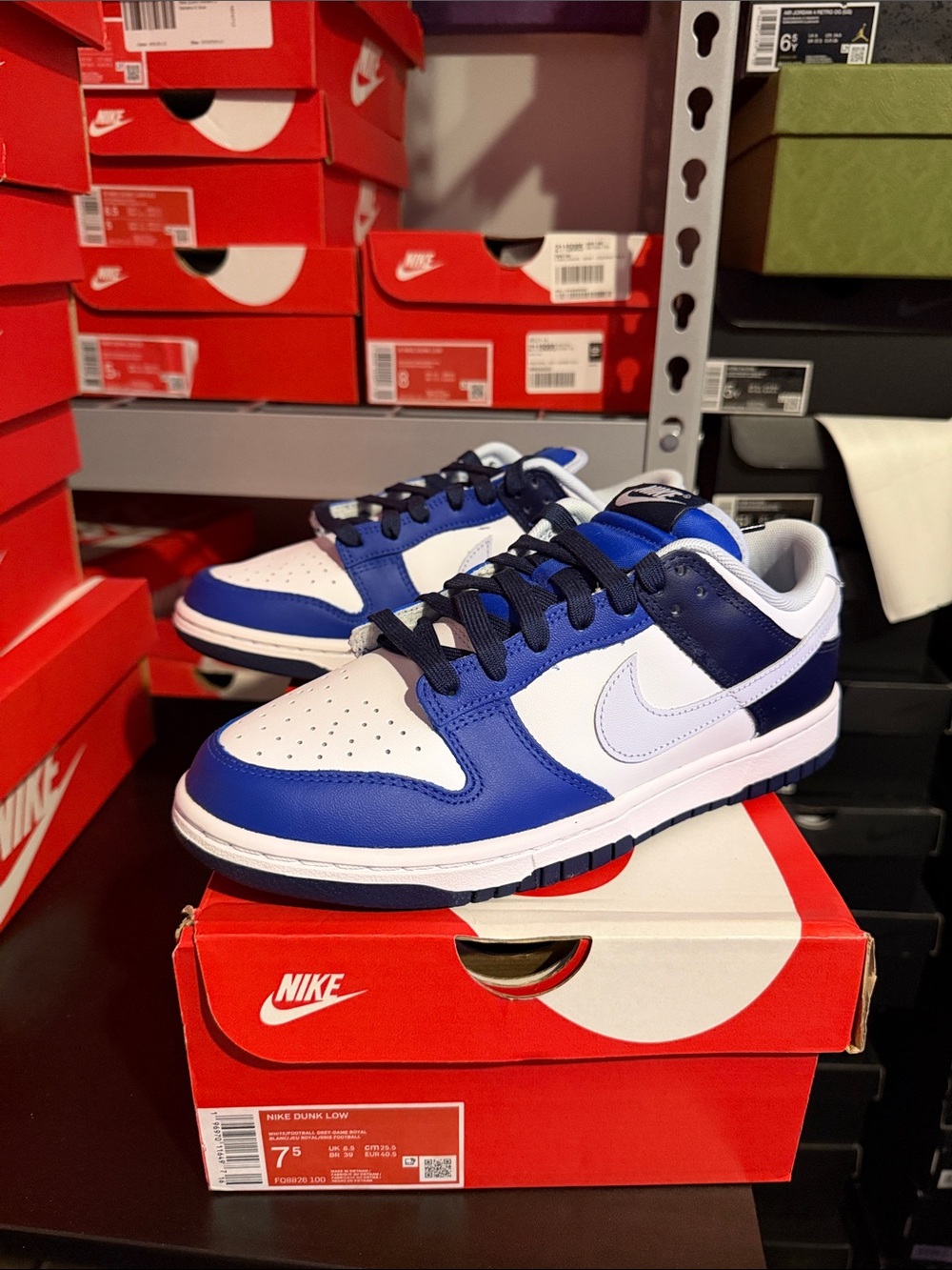 Nike Dunk Low Game Royal Navy Men Size 7.5